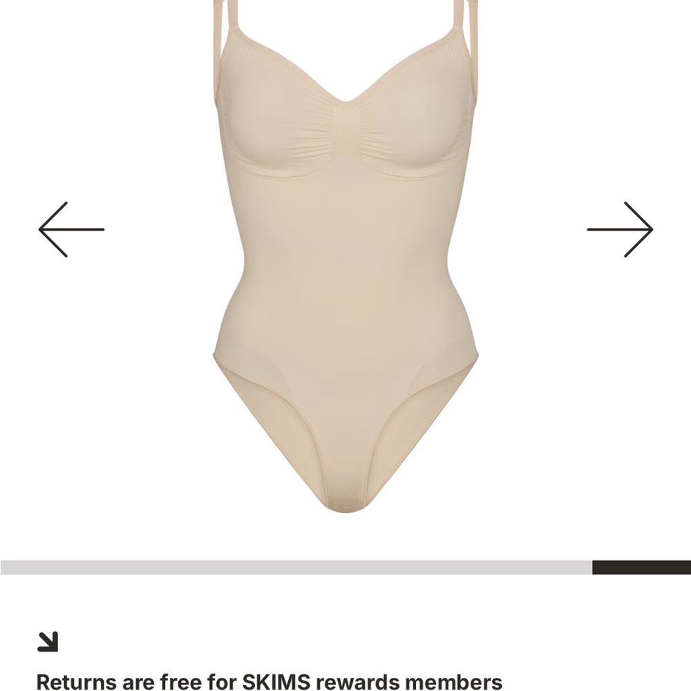 SKIMS Women's Tan Shapewear Bodysuit